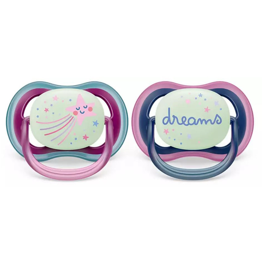 Avent Πιπίλα Ultra Air Νυχτός 6-18Μ Αστερι-Dreams 