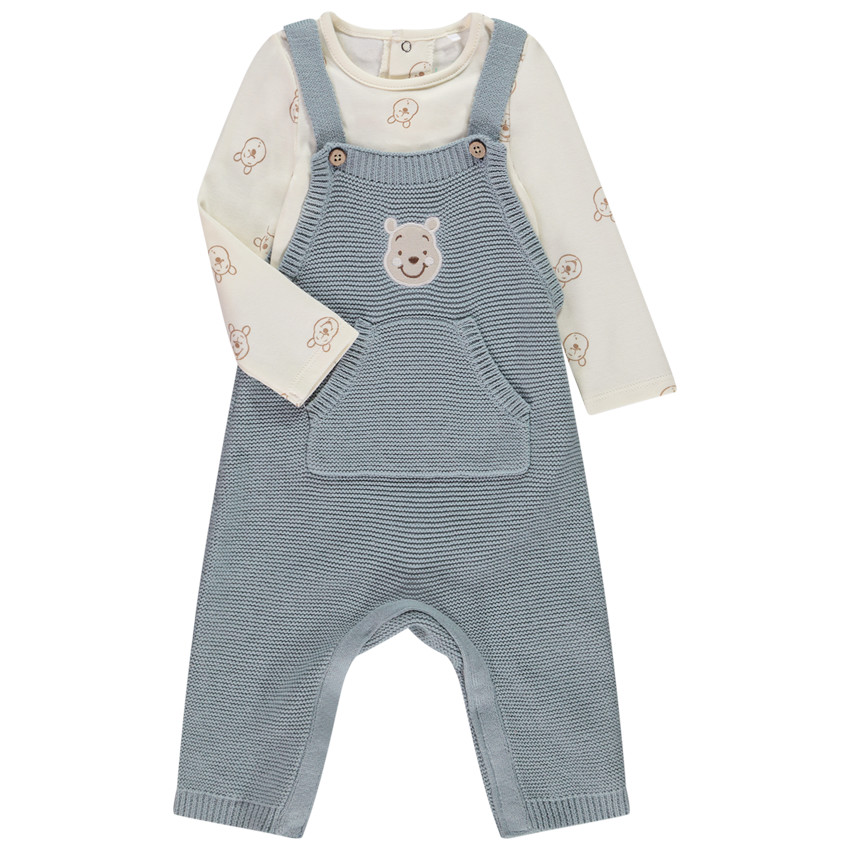 Σύνολο 2 τμχ. με σαλοπέτα Winnie Disney για μωρό αγόρι 