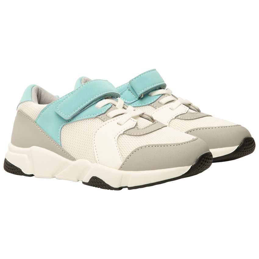 Αθλητικά παπούτσια χαμηλά με ενισχύσεις και mesh για αγόρι 