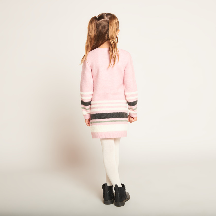 Φόρεμα μακρυμάνικο πλεκτό Minnie Disney για κορίτσι 