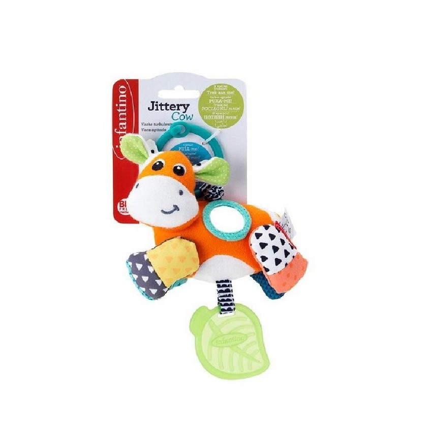 Κουδουνιστρα Jittery Cow - Green INFANTINO 