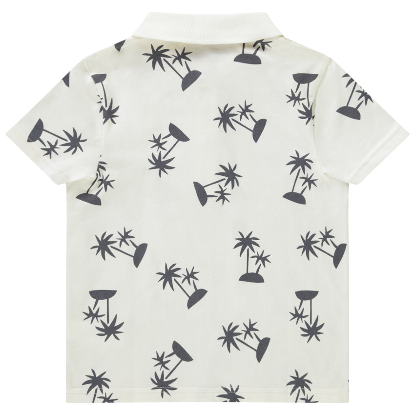 Πόλο κοντομάνικο με φαντεζί σχέδιο για αγόρι 