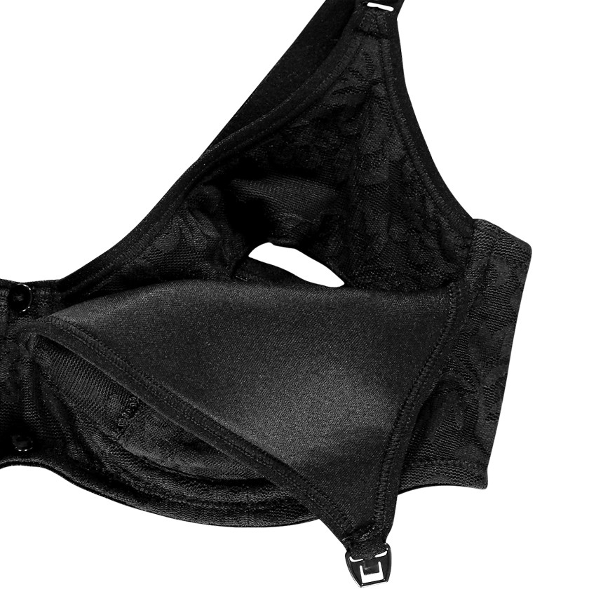 Σουτιέν εγκυμοσύνης και θηλασμού με μπανέλες και λουλουδάτο σχέδιο 