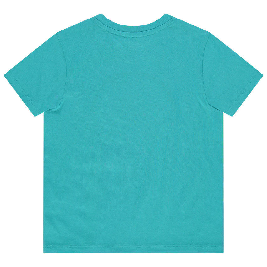 Κοντομάνικη μπλούζα από βιολογικό βαμβάκι με στάμπα Smiley και μαγικές πούλιες 