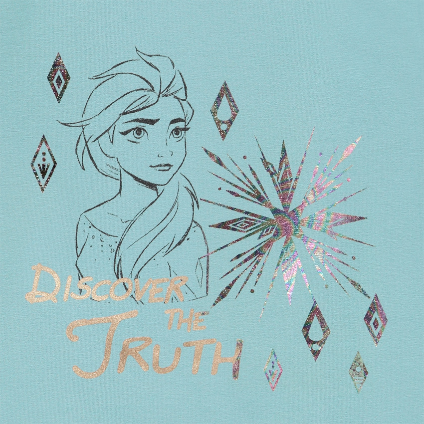 T-shirt μακρυμάνικο σχέδιο Reine des neiges Disney για κορίτσι  Additional T-shirt μακρυμάνικο σχέδιο Reine des neiges Disney για κορίτσι