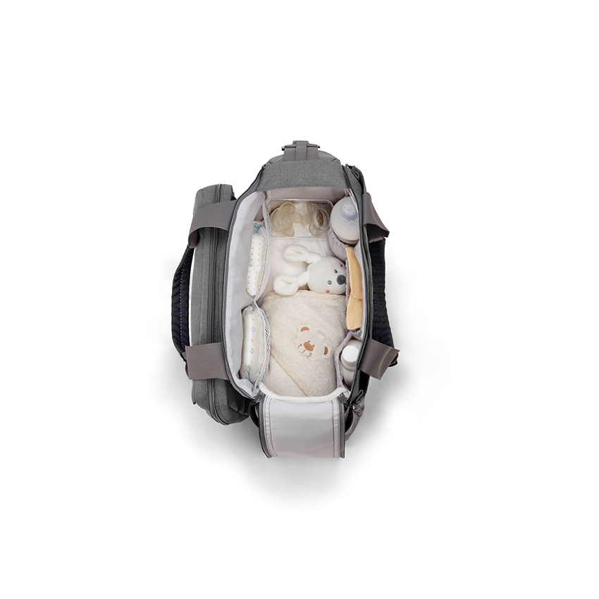 Τσάντα Αλλαγής Dual Bag Aptica Velvet Grey 