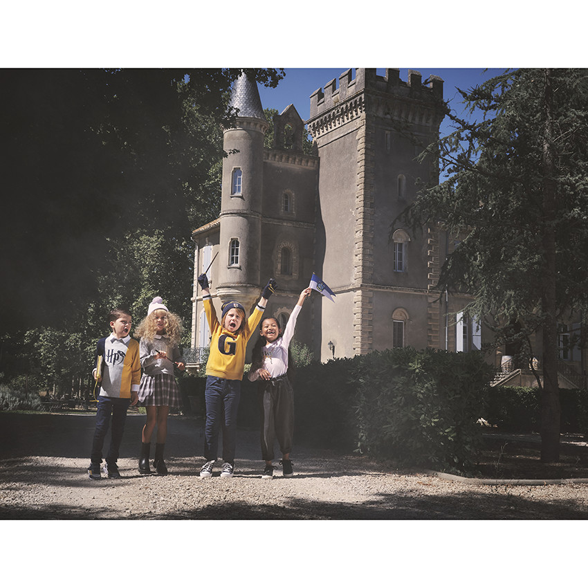 Γάντια πλεκτά ριγέ με διάφορα χρώματα 