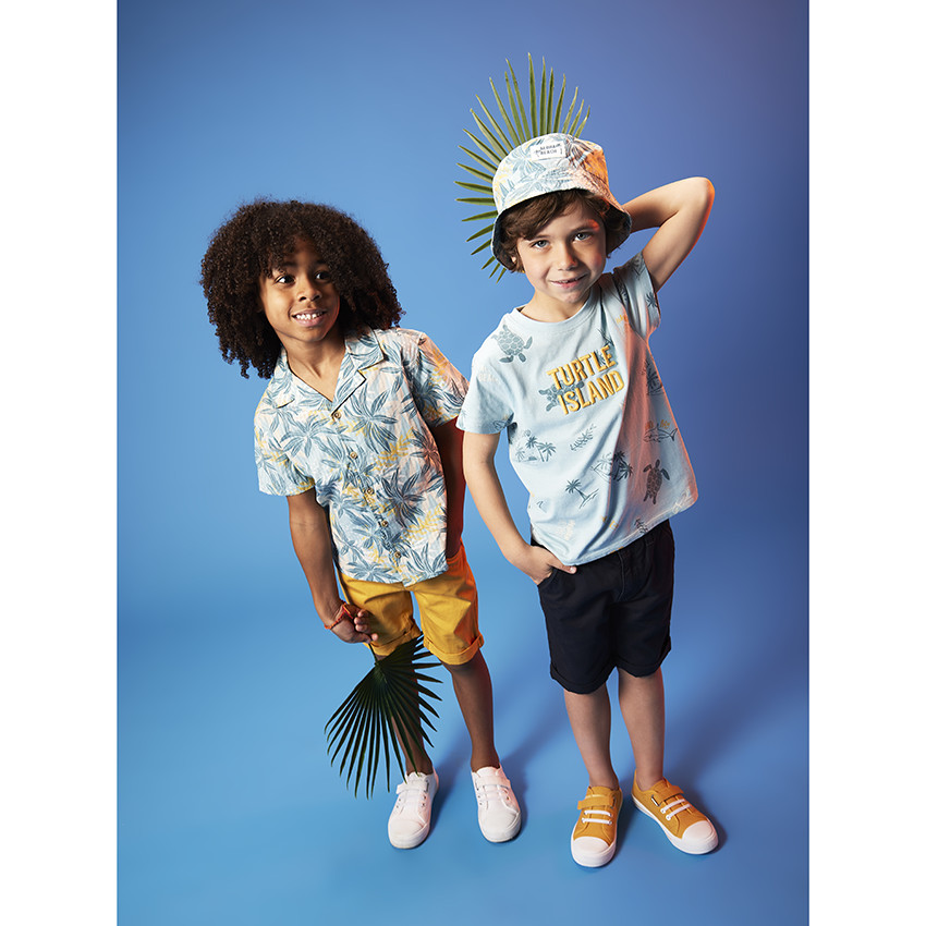 "Καπέλο από βαμβάκι με σχέδιο φοίνικες για αγόρι" 