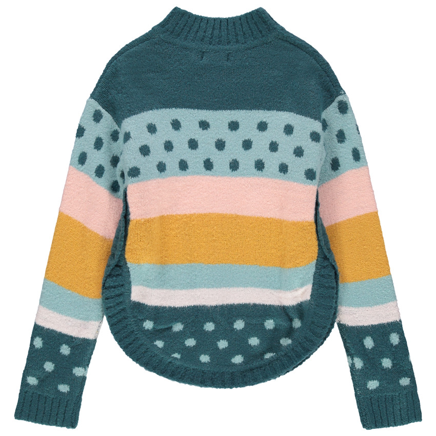 Pull en tricot à motifs jacquard 