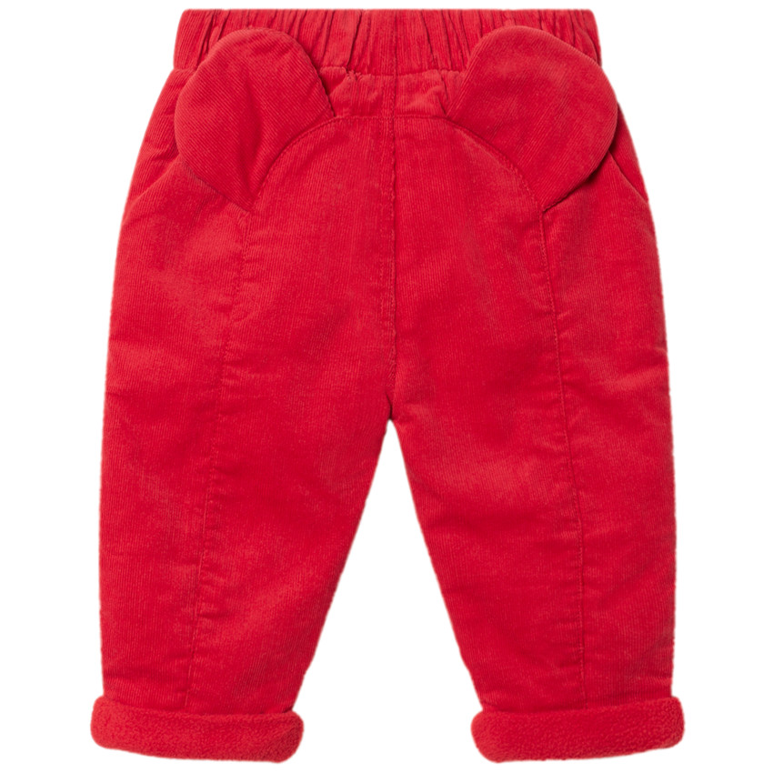 Παντελόνι βελουτέ με λεπτομέρειες Mickey Disney 