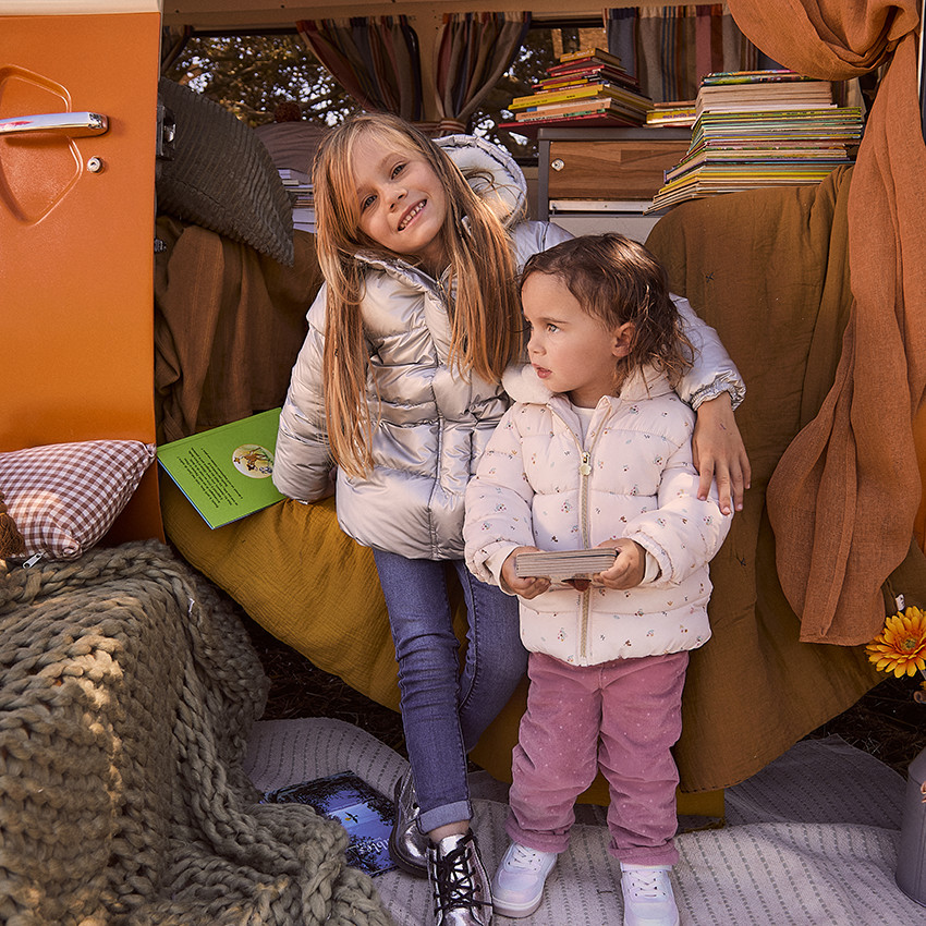 Παλτό Grand Froid με floral σχέδιο για κορίτσι μωρό 