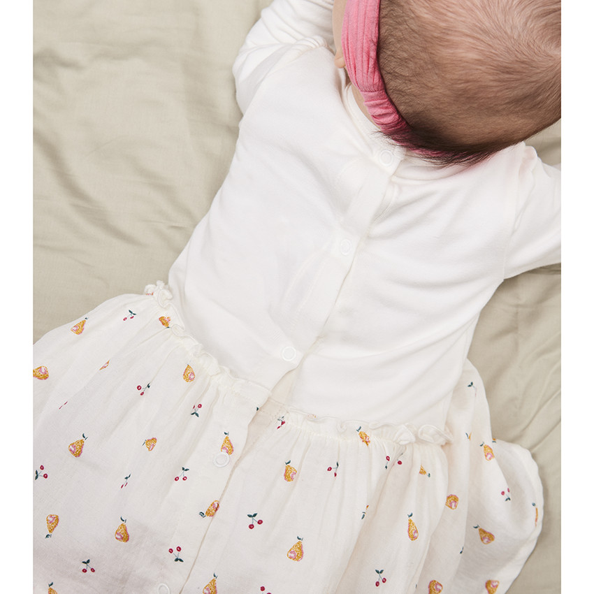 Φόρεμα 2 σε 1 από jersey για bebe κορίτσι  Additional Φόρεμα 2 σε 1 από jersey για bebe κορίτσι