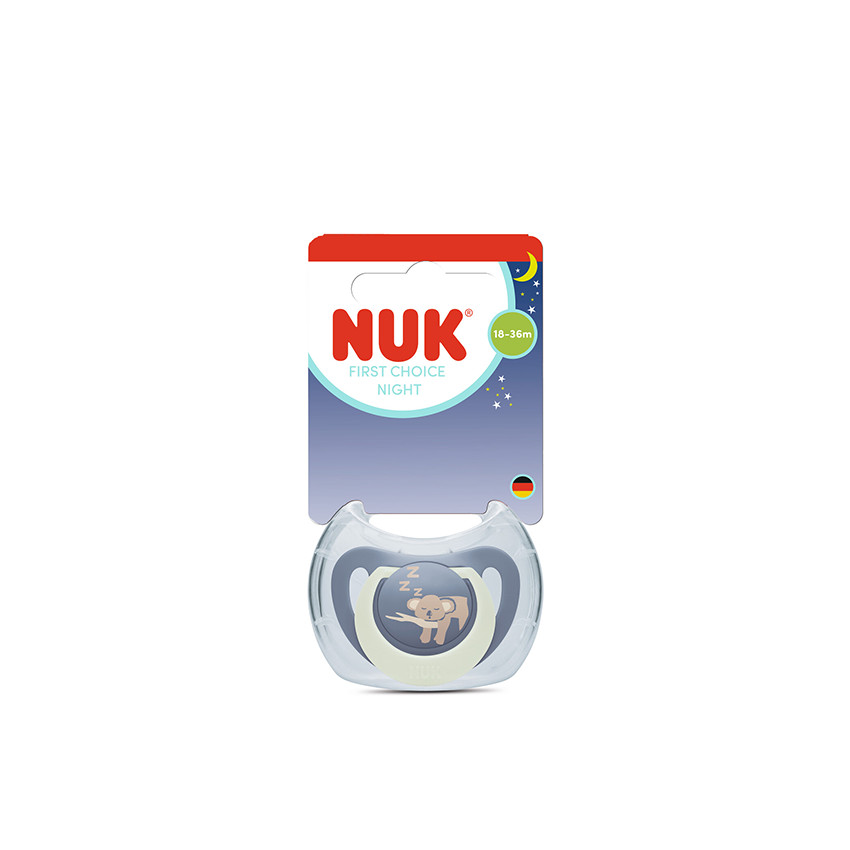 Πιπίλα Σιλικόνης First Choice Night 18-36m Koala Nuk  