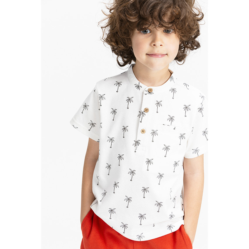 Ensemble de plage T-shirt et short en jersey pour garçon 