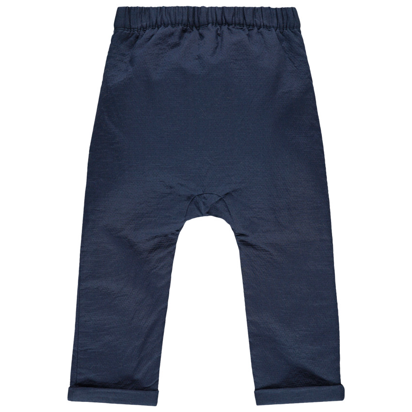 Παντελόνι με επένδυση από φανέλα και badge 