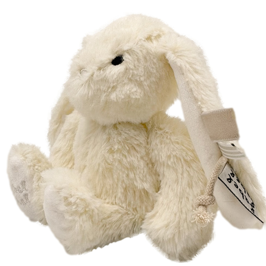 Χνουδωτό Μαλακό Παιχνίδι Rabbit Rosa L Εκρού 