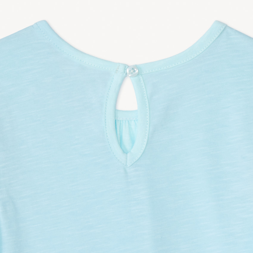 Σετ 3 κοντομάνικων μπλουζών για κορίτσια μωρού. 