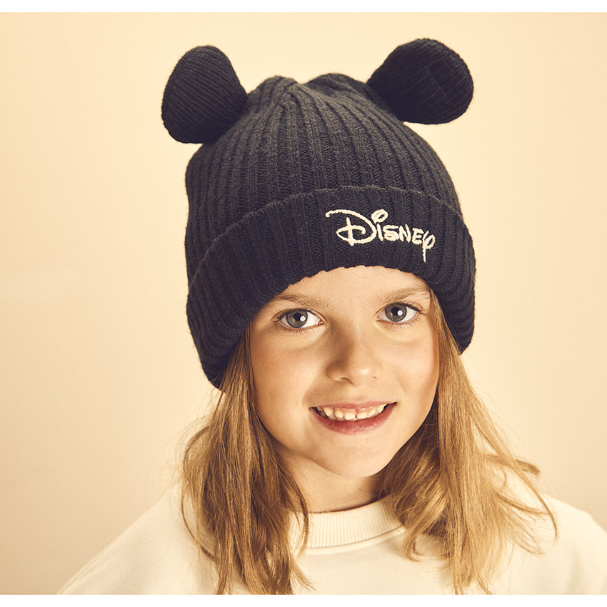 Καπέλο πλεκτό με κέντημα και 3D αυτιά Disney για παιδί 