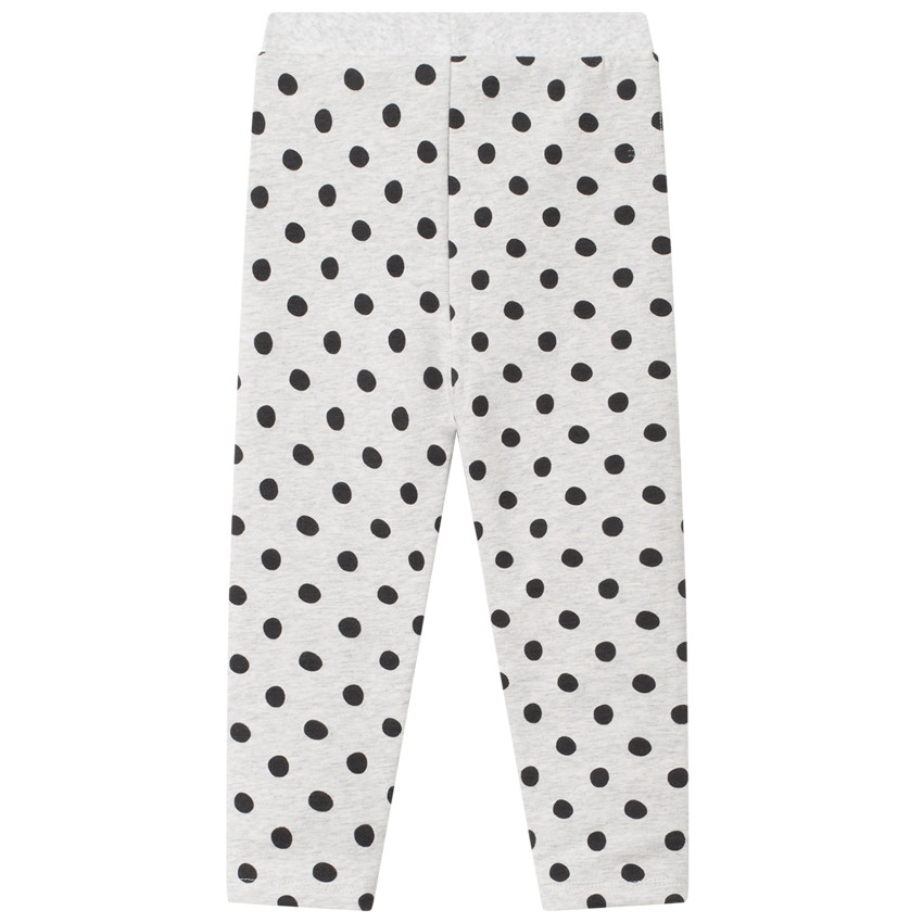 Legging à pois motif Minnie Disney sur les genoux 