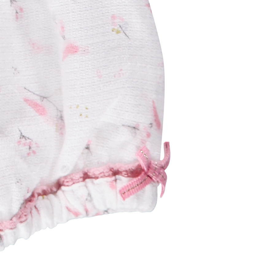 Παντελόνι καπρι από βαμβακερό ύφασμα με σχέδιο liberty 