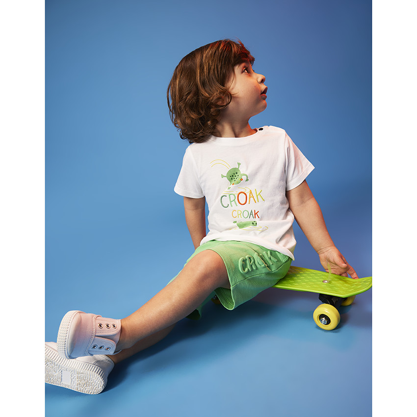 Σετ 2 τεμαχίων t-shirt printé + βερμούδα με ανάγλυφο σχέδιο για bebe αγόρι  Additional Σετ 2 τεμαχίων t-shirt printé + βερμούδα με ανάγλυφο σχέδιο για bebe αγόρι