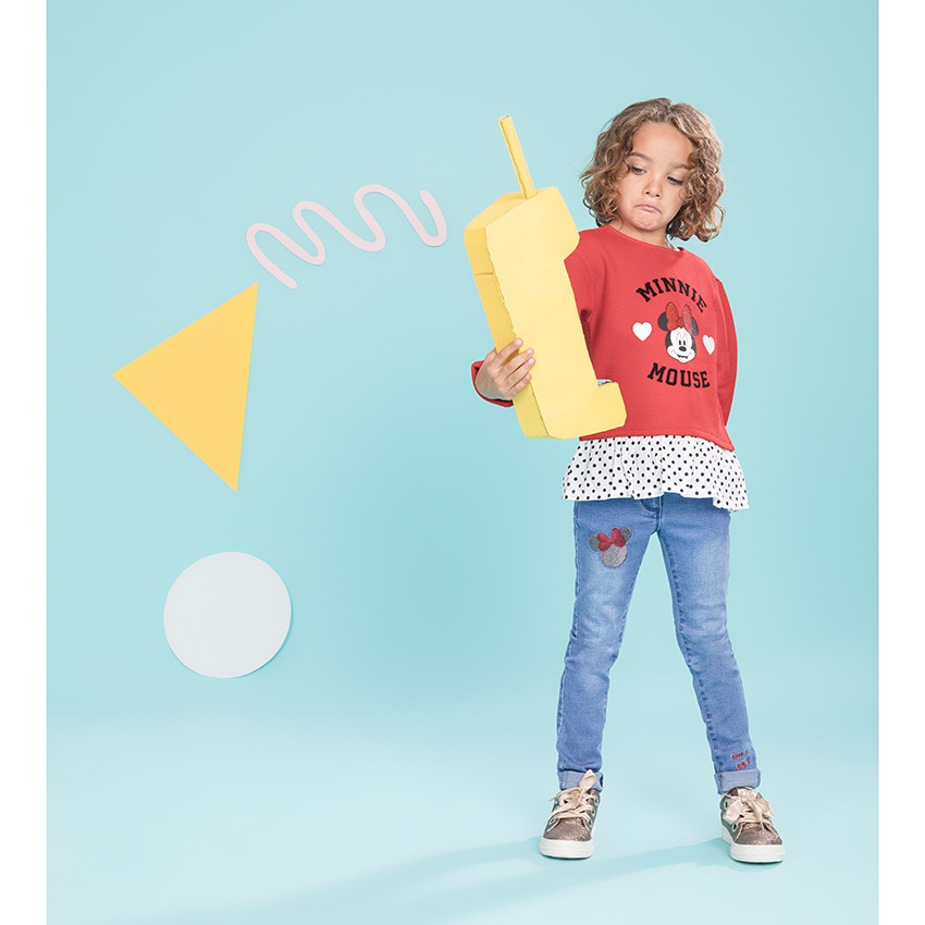 Sweat en molleton effet 2 en 1 print Minnie Disney à paillettes  Additional Sweat en molleton effet 2 en 1 print Minnie Disney à paillettes