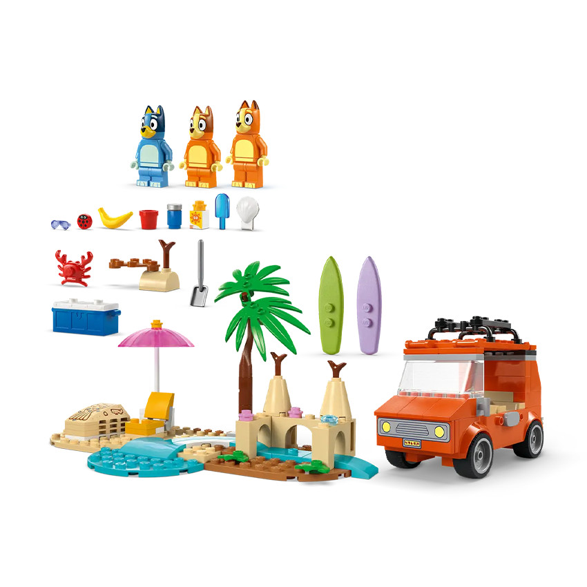 Bluey's Beach & Family Car Trip (11202) LEGO®  