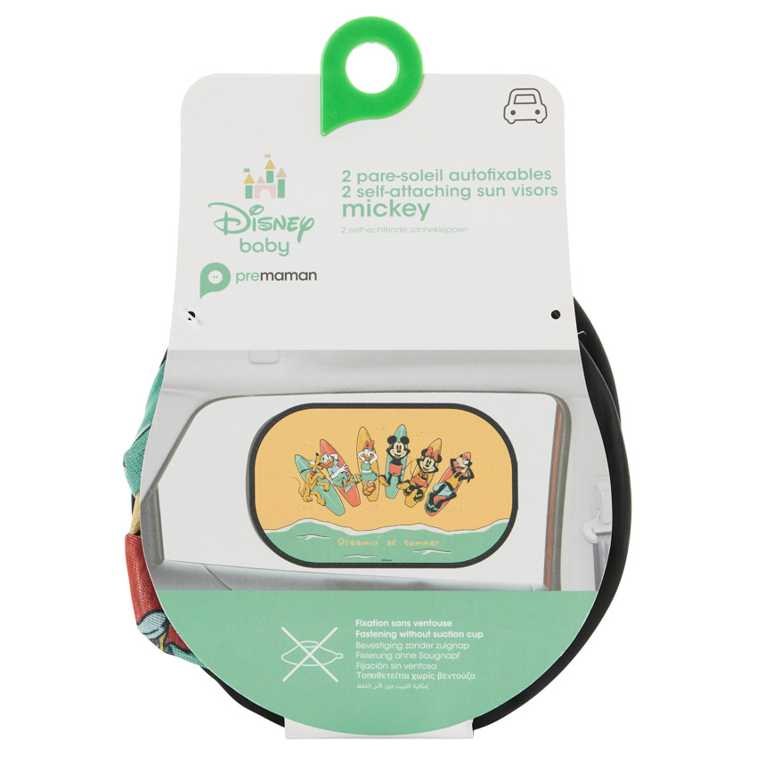 Σετ από 2 ηλιακά φίλτρα Mickey και τους φίλους του για το αυτοκίνητο 