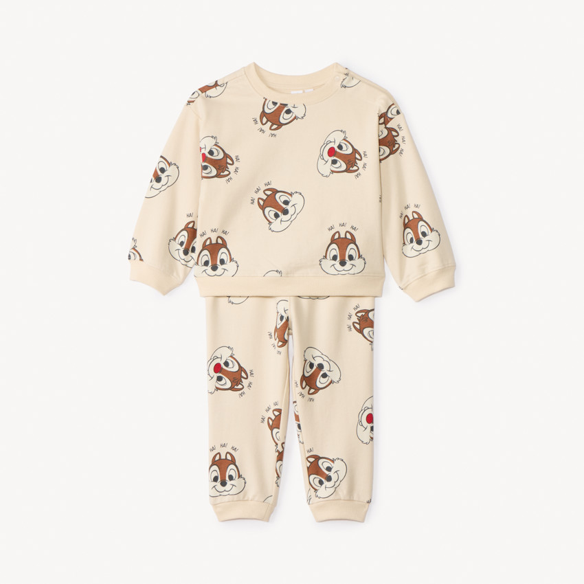 Σετ jogging από φλις με τύπωμα Tic και Tac Disney για αγόρι μωρό 