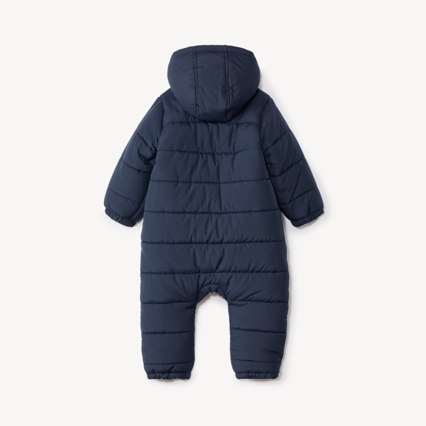 Καπιτονέ combi-pilote μονόχρωμο για μωρό αγόρι με διαφορετικές φινιρίσματα ανά ηλικία 