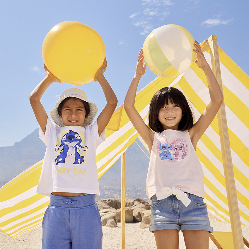 Κοντομάνικο μπλουζάκι με print Stitch Disney για αγόρι 