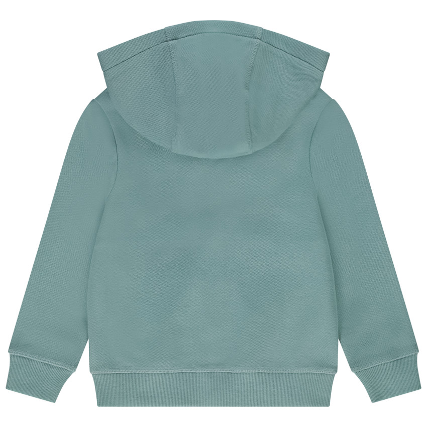 Γιλέκο με κουκούλα από βαμβακερό πικέ για αγόρι 