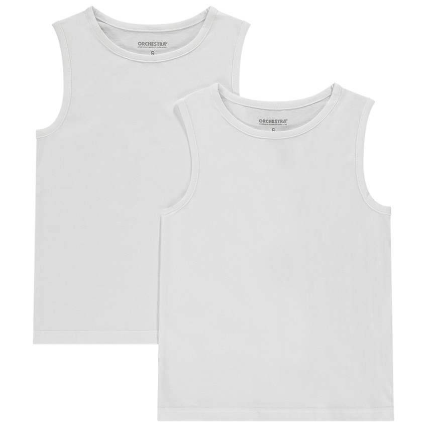 Σετ από 2 αμάνικα μπλουζάκια για αγόρι 