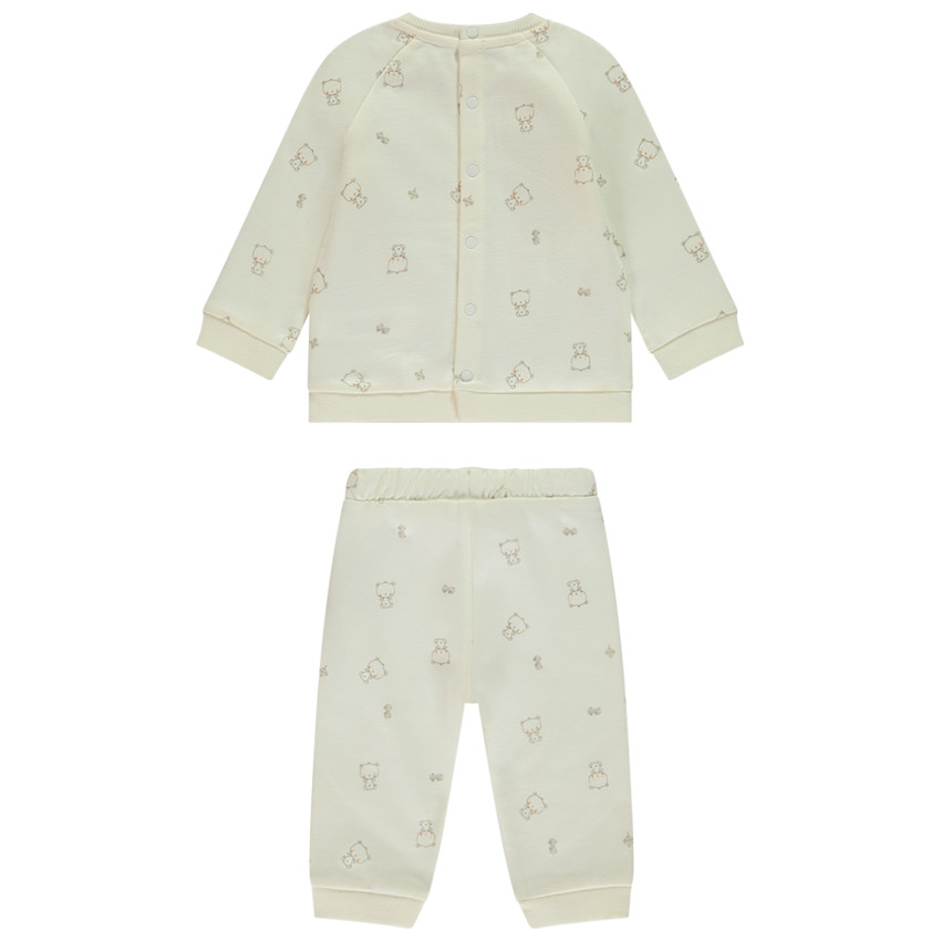 Σύνολο jogging από φούτερ με εκτύπωση αρκουδάκια για μωρό 