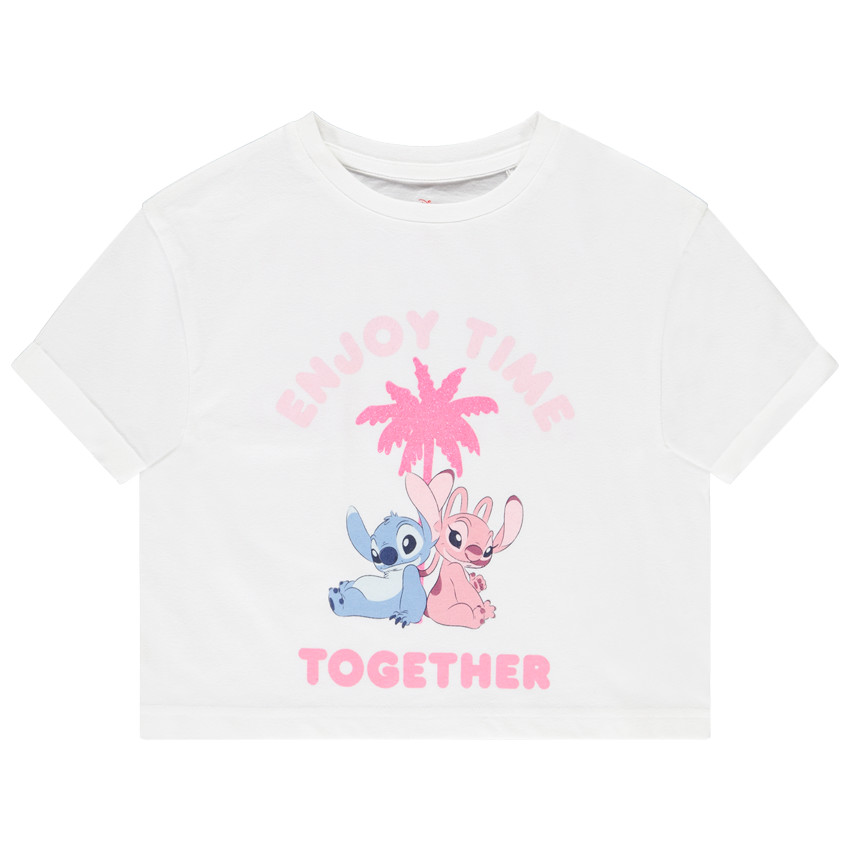 Κοντομάνικο μπλουζάκι jersey Stitch & Angel Disney για κορίτσι 