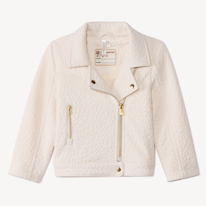 Veste perfecto en jacquard texturé pour bébé fille 