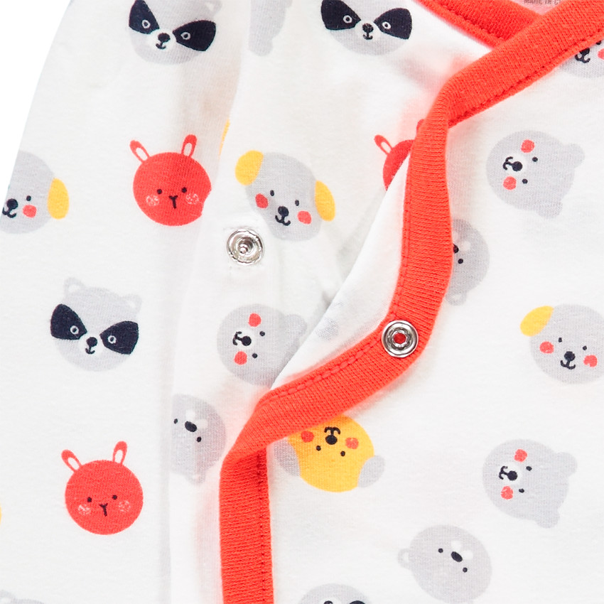 Σετ από 5 bodies μακρυμάνικα με οργανικό βαμβάκι για bebe αγόρι 