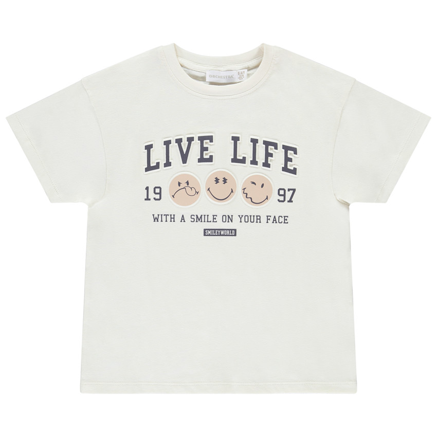 Κοντομάνικο μπλουζάκι SmileyWorld για αγόρι 