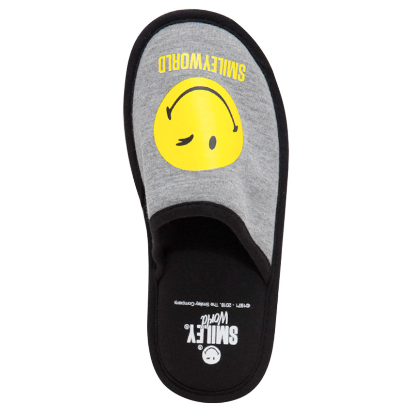 Χαμηλά ζέρσεϊ παντοφλάκια με στάμπα Smiley  Additional Χαμηλά ζέρσεϊ παντοφλάκια με στάμπα Smiley
