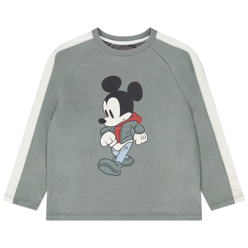 T-shirt μακρυμάνικο raglan Mickey Disney για αγόρι 