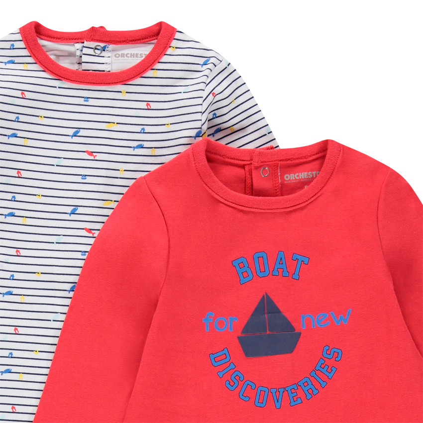 Σετ από 2 υπνόσακους βαμβακερού στυλ ναυτικού για αγόρι μωρού  Additional Σετ από 2 υπνόσακους βαμβακερού στυλ ναυτικού για αγόρι μωρού