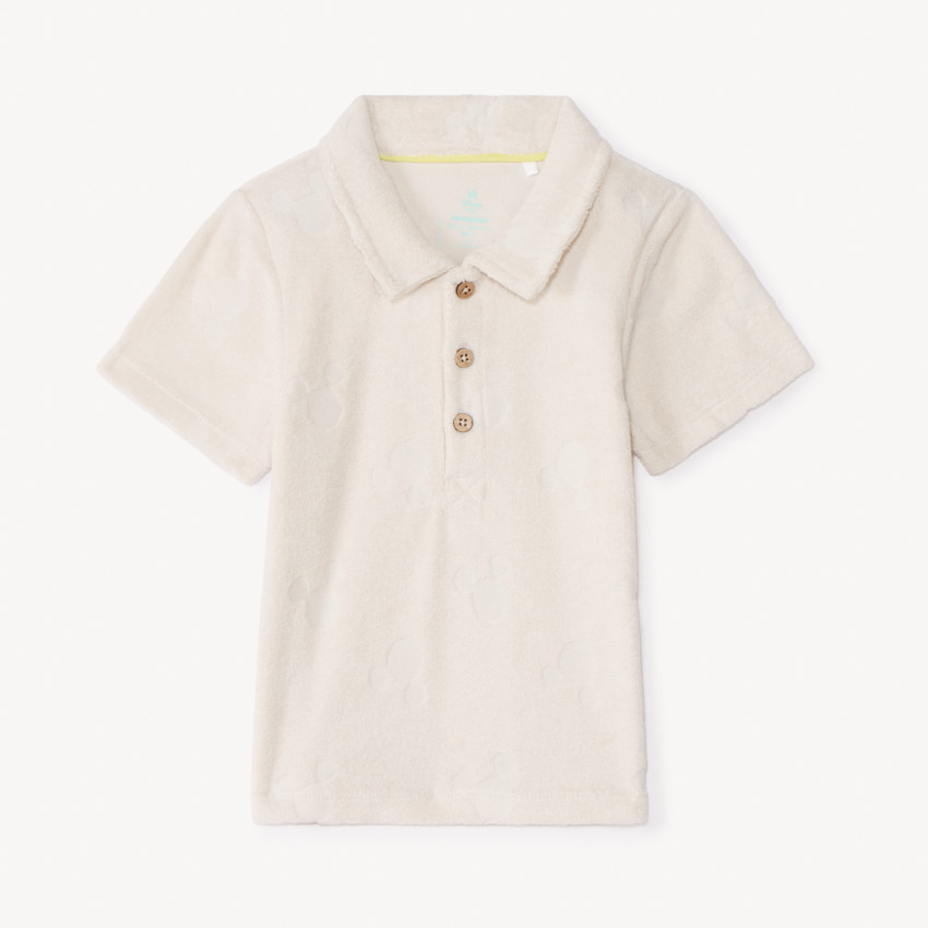 Πόλο κοντομάνικο από βελουτέ Mickey Disney για αγόρι μωρού 