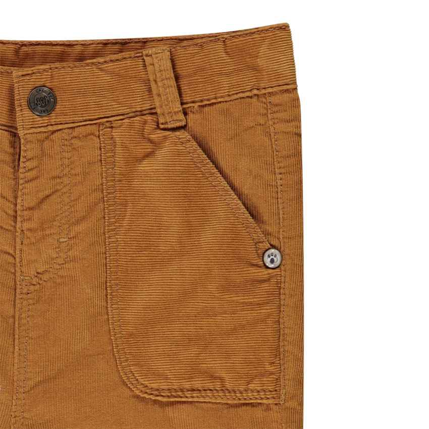 Pantalon en velours milleraies uni pour bébé garçon Main Pantalon en velours milleraies uni pour bébé garçon