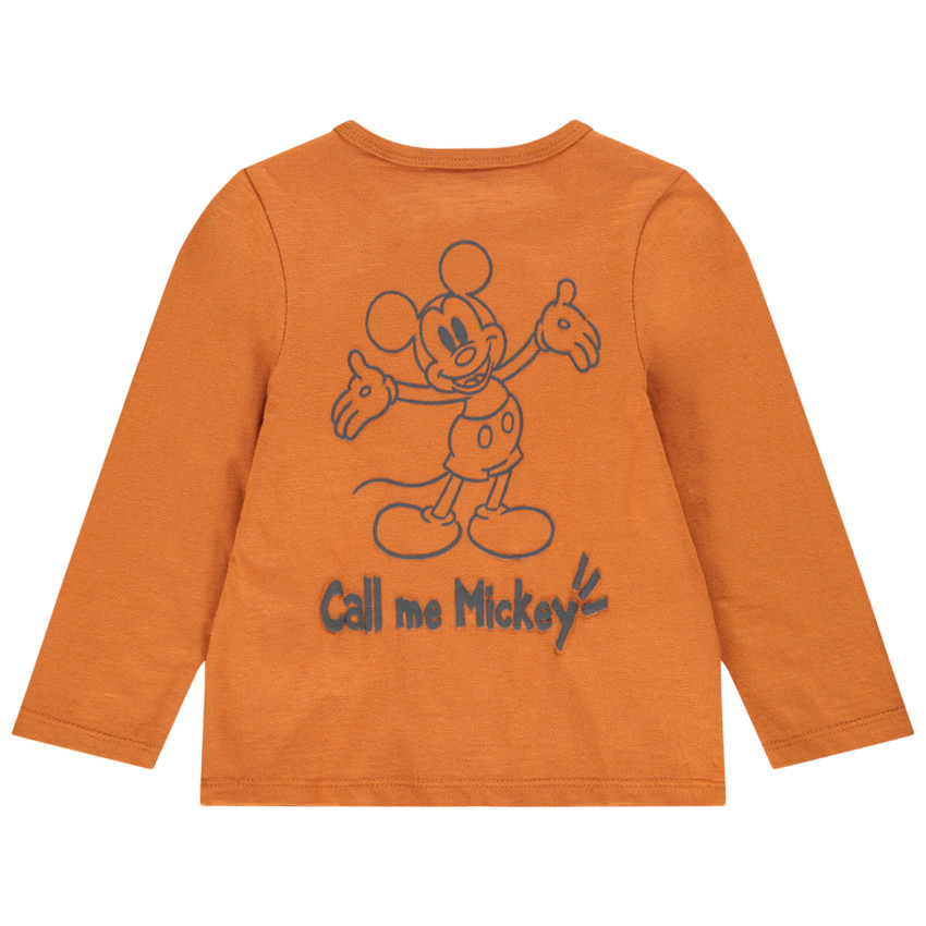 T-shirt μακρυμάνικο για bebe αγόρι σχέδιο Mickey Disney 