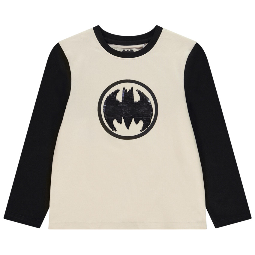 T-shirt μακρυμάνικο Batman Warner με μαγικά παγιέτες για αγόρι 
