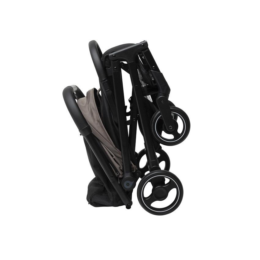 Καρότσι μπαστουνάκι Aria Plus ανακλινόμενο γκρι καφέ 