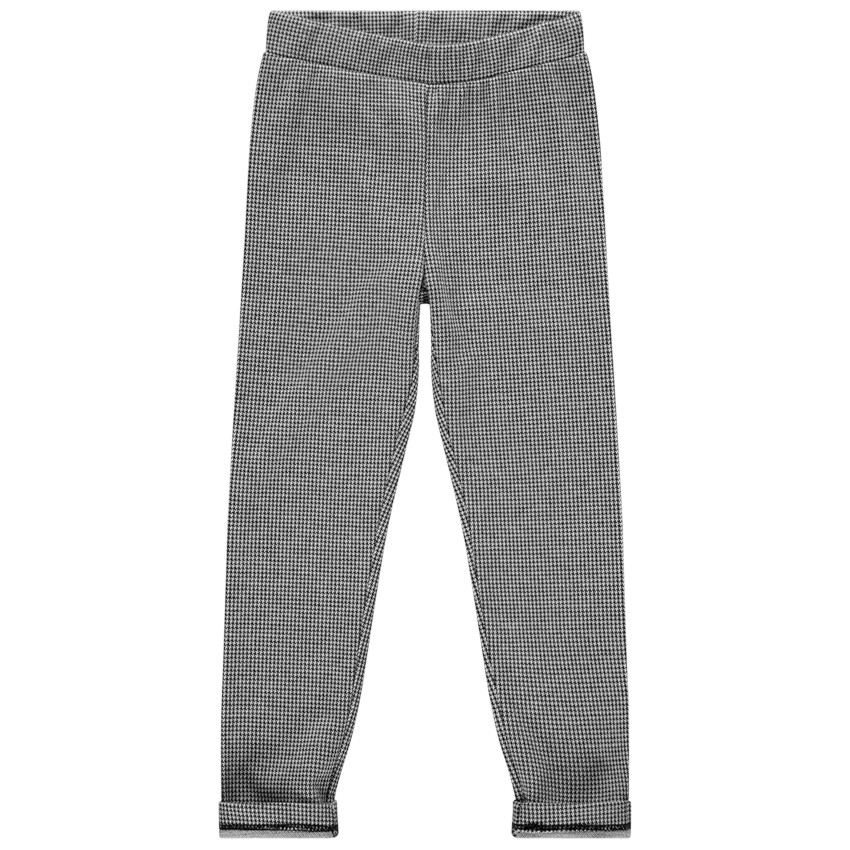 Legging en milano imprimé pied-de-poule 