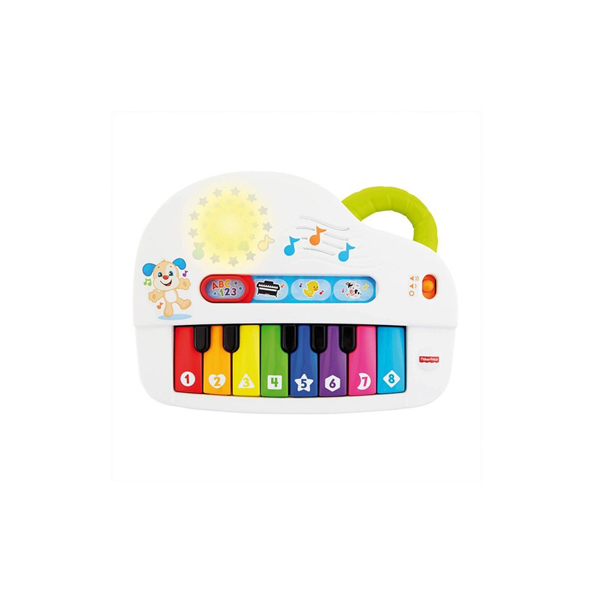  Εκπαιδευτικό πιάνο με φώτα - Λευκό 