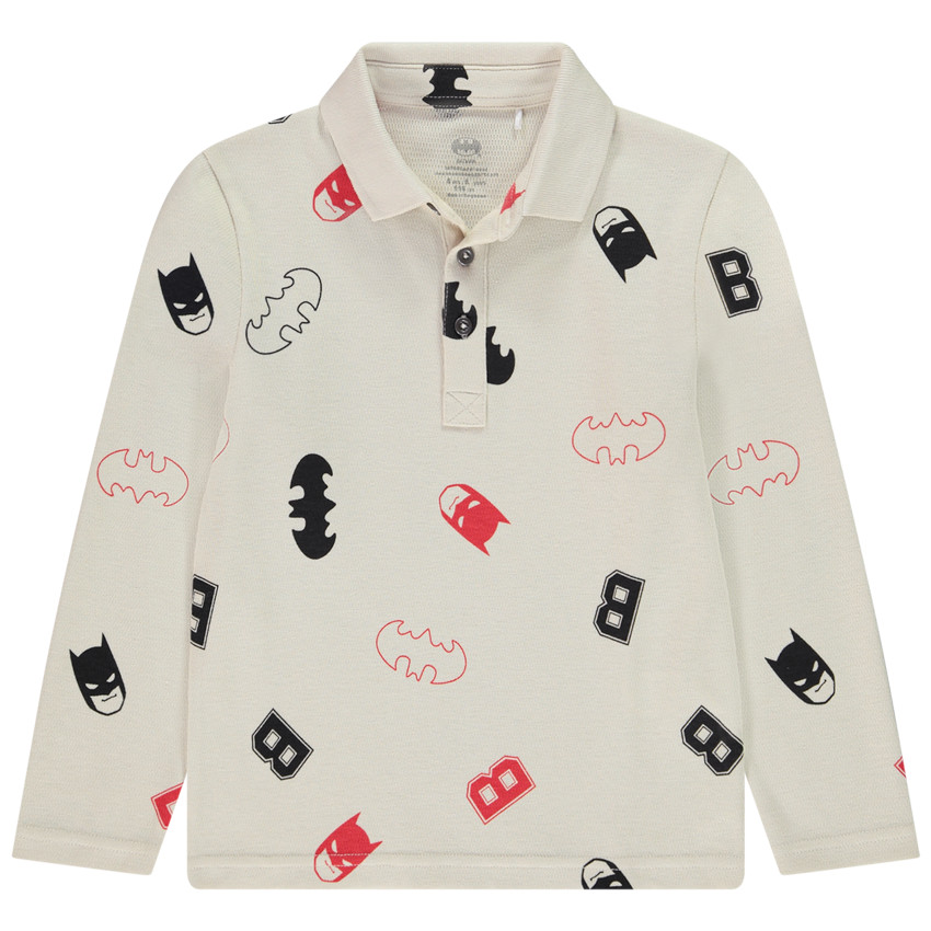 Πολυεστερικό μπλουζάκι με μακριά μανίκια και σχέδιο Batman Warner για αγόρι 