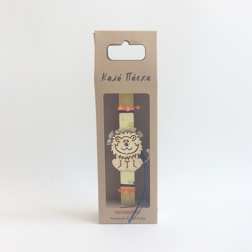 Λαμπαδα πορτοκαλι κουνελι 